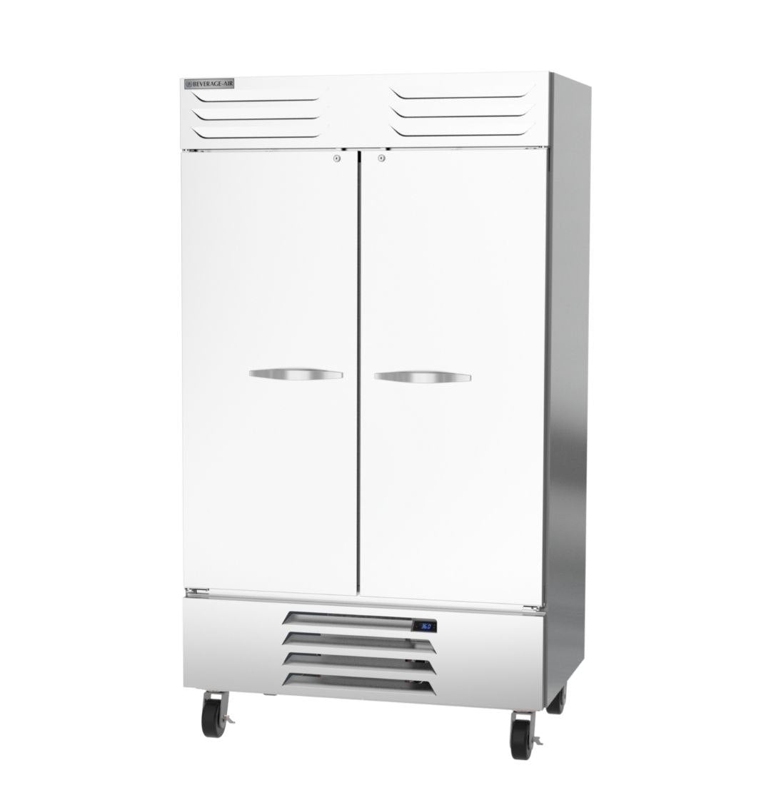 Beverage-Air RB44HC-1S 47" Two Section Reach-In Refrigerator 44 cu. ft. - Brand New