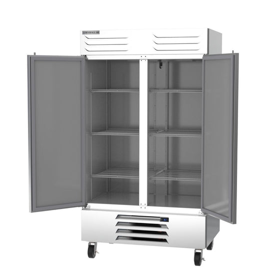 Beverage-Air RB44HC-1S 47" Two Section Reach-In Refrigerator  44 cu. ft. - Brand New