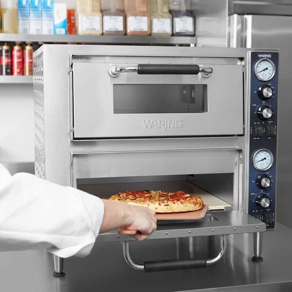 Waring WPO750 Double Deck Countertop Pizza Oven - 208V, 3200W - Brand New