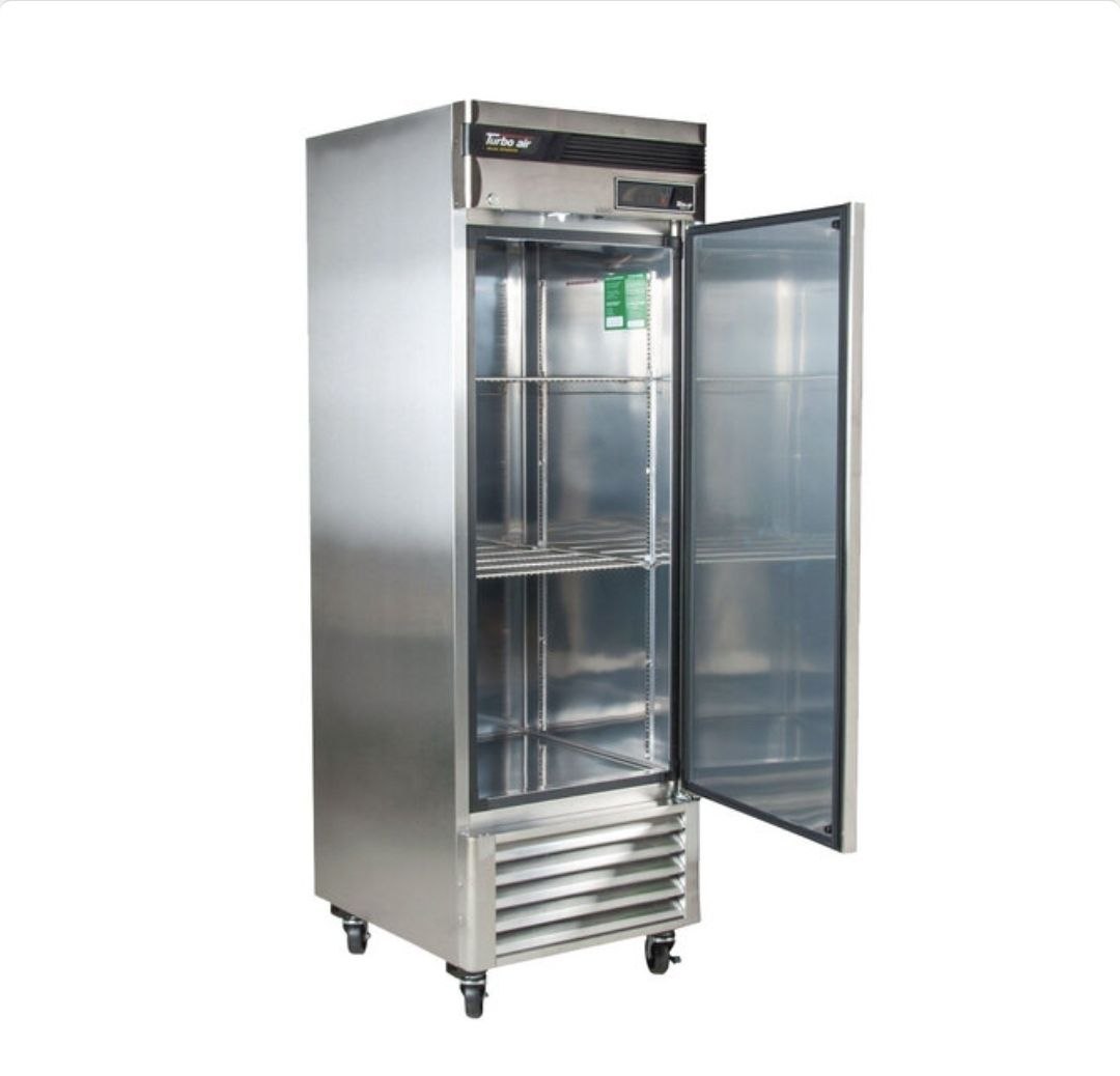 Turbo Air TSR-23SD-N6 Super  Deluxe Series 27" Stainless Steel Reach-In Refrigerator - Brand New