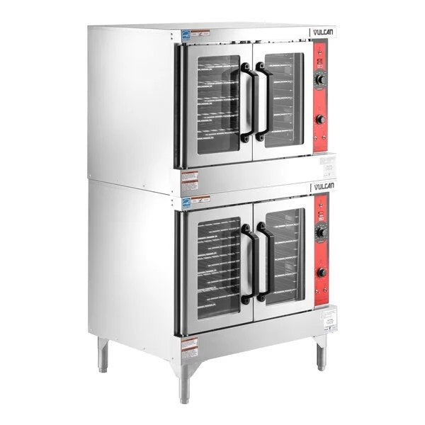 Vulcan VC44GD Double Deck Natural Gas Convection Oven - Brand New