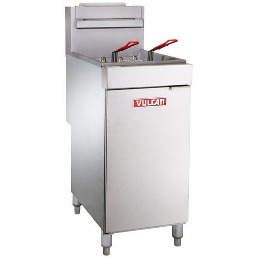 Vulcan LG300 Free Standing  Liquid Propane Single Tank Floor  Fryer - 35-40 lb. - Brand New