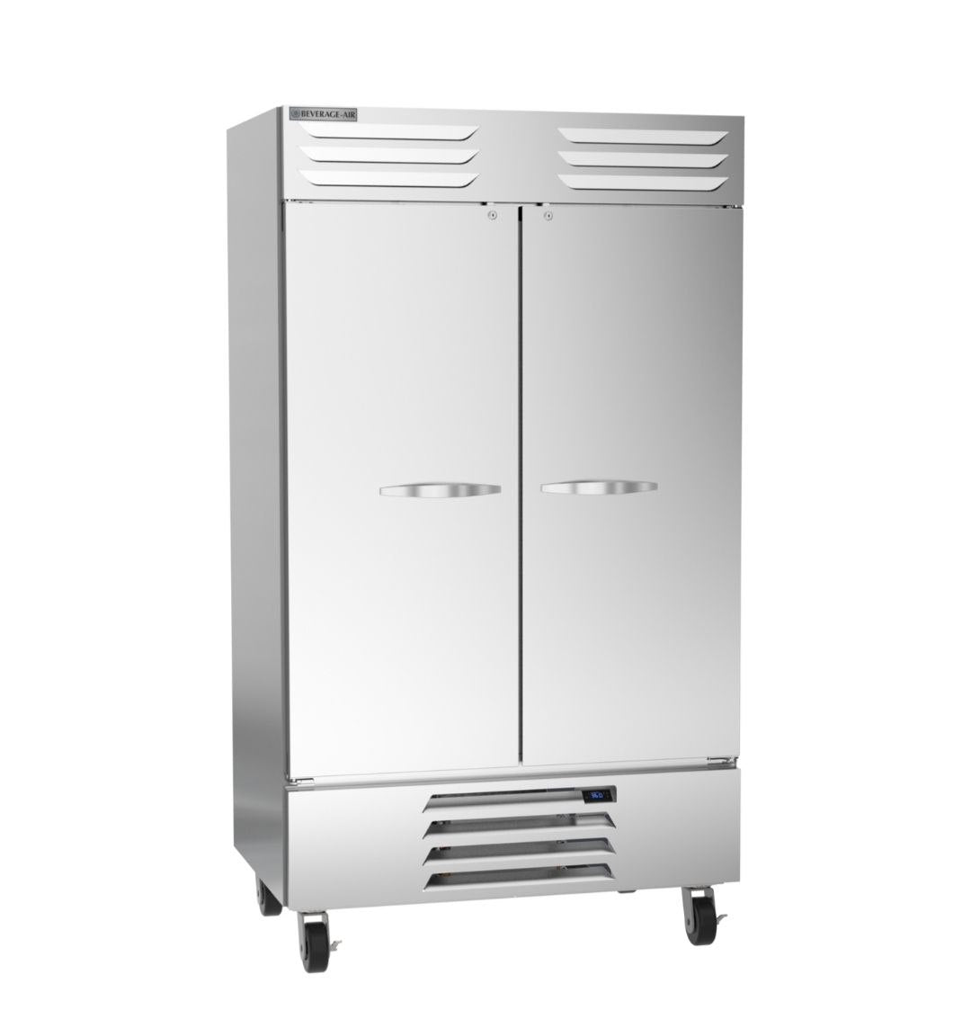 Beverage-Air RB44HC-1S 47" Two Section Reach-In Refrigerator  44 cu. ft. - Brand New