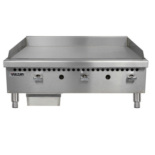 Vulcan VCRG36-M 36" Natural Gas Countertop Griddle with Manual Controls - Brand New