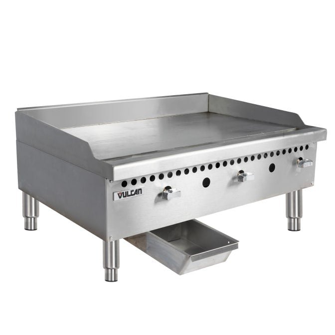 Vulcan VCRG36-M 36" Natural Gas Countertop Griddle with Manual Controls - Brand New
